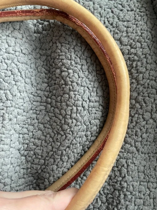 Dooney & Bourke Coral Orange Logo Tote with Tassel Drawstring - Picture 11 of 16